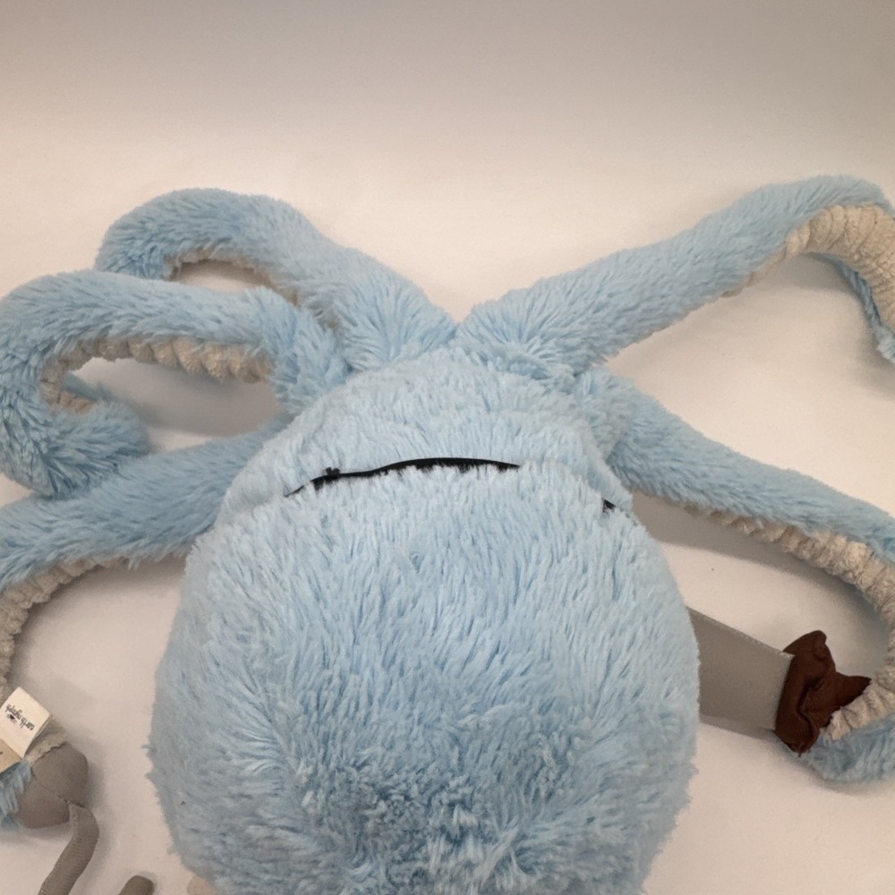 Plush Blue Octopus Pirate Stuffed Animal Earth Nymph 20" - Picture 6 of 8